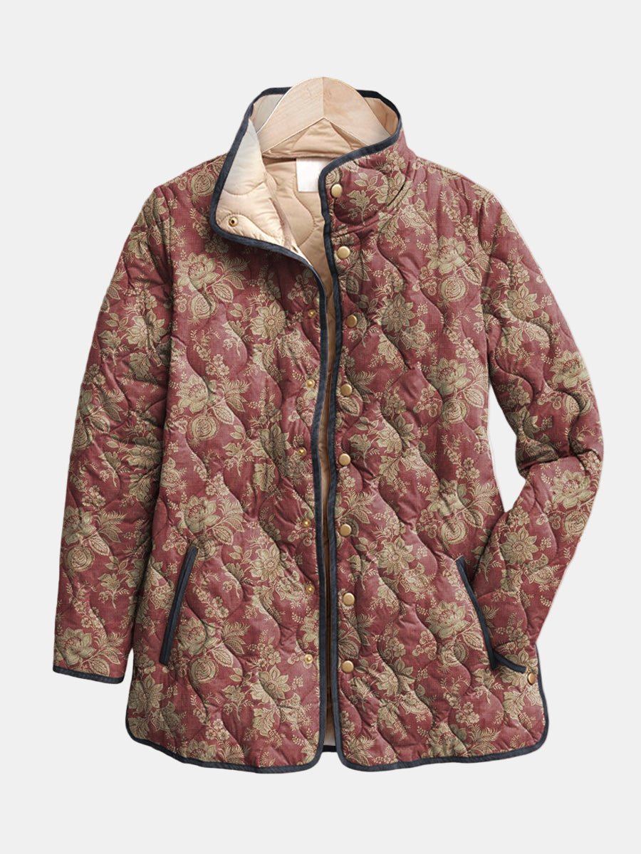 Luna | Bold Retro Floral Jacket
