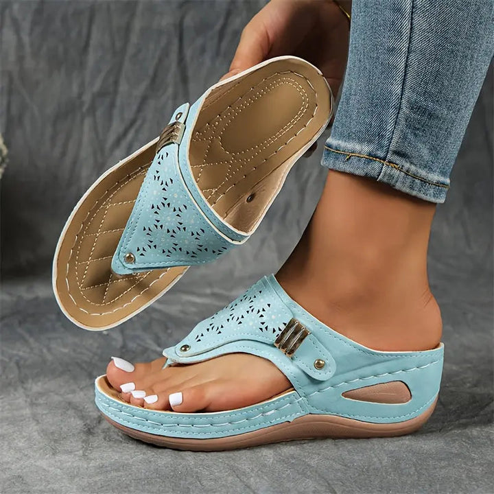 Posy | Elegant Wedge Sandals
