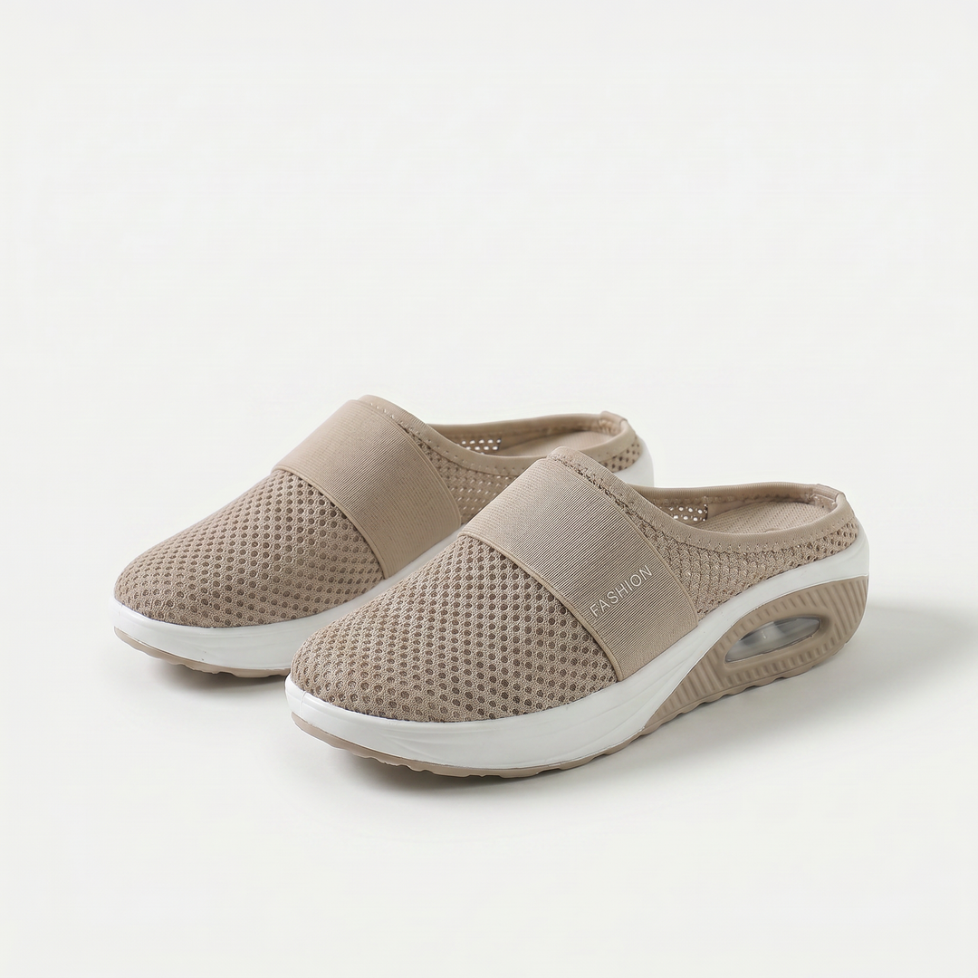 Peta | Cushioned Wedge Mules