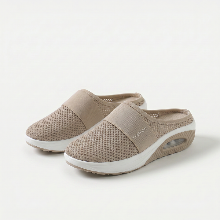 Peta | Cushioned Wedge Mules