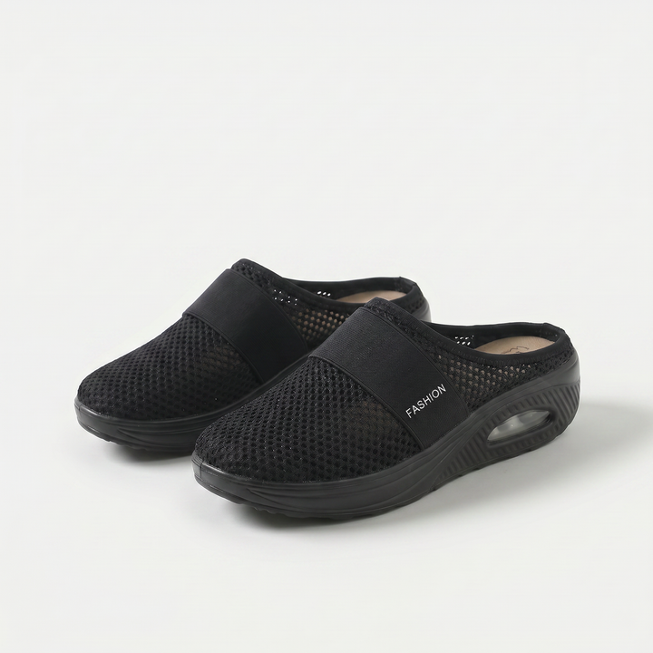 Peta | Cushioned Wedge Mules