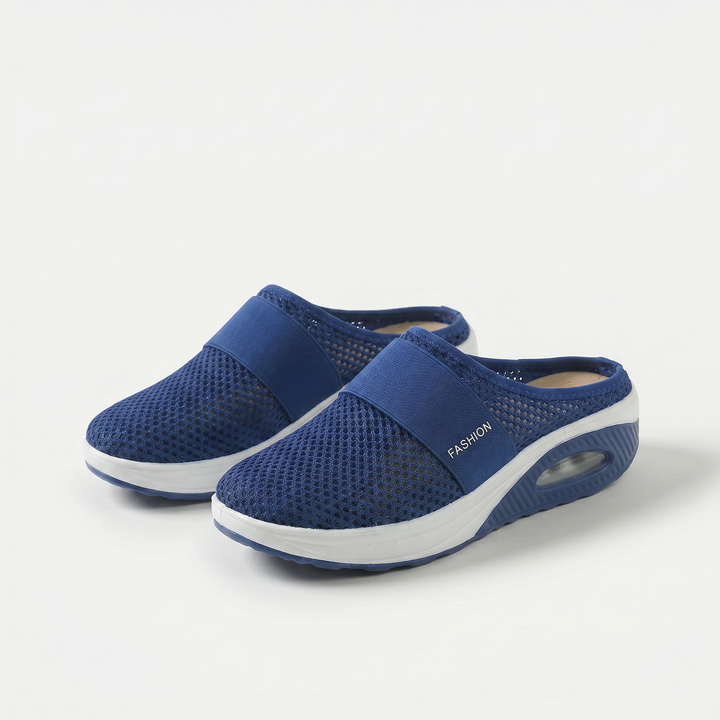 Peta | Cushioned Wedge Mules