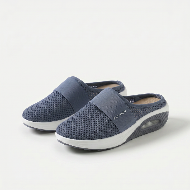 Peta | Cushioned Wedge Mules