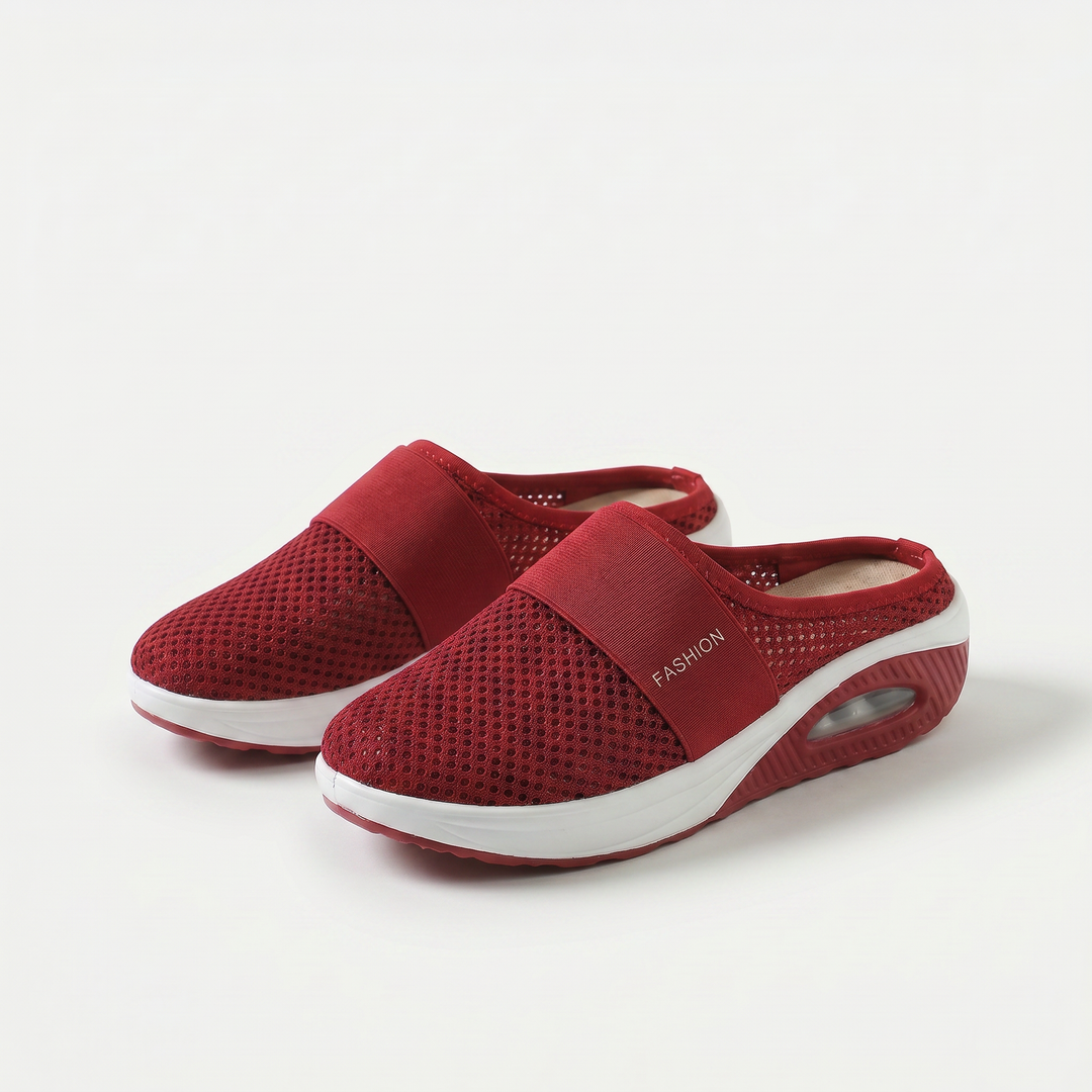 Peta | Cushioned Wedge Mules