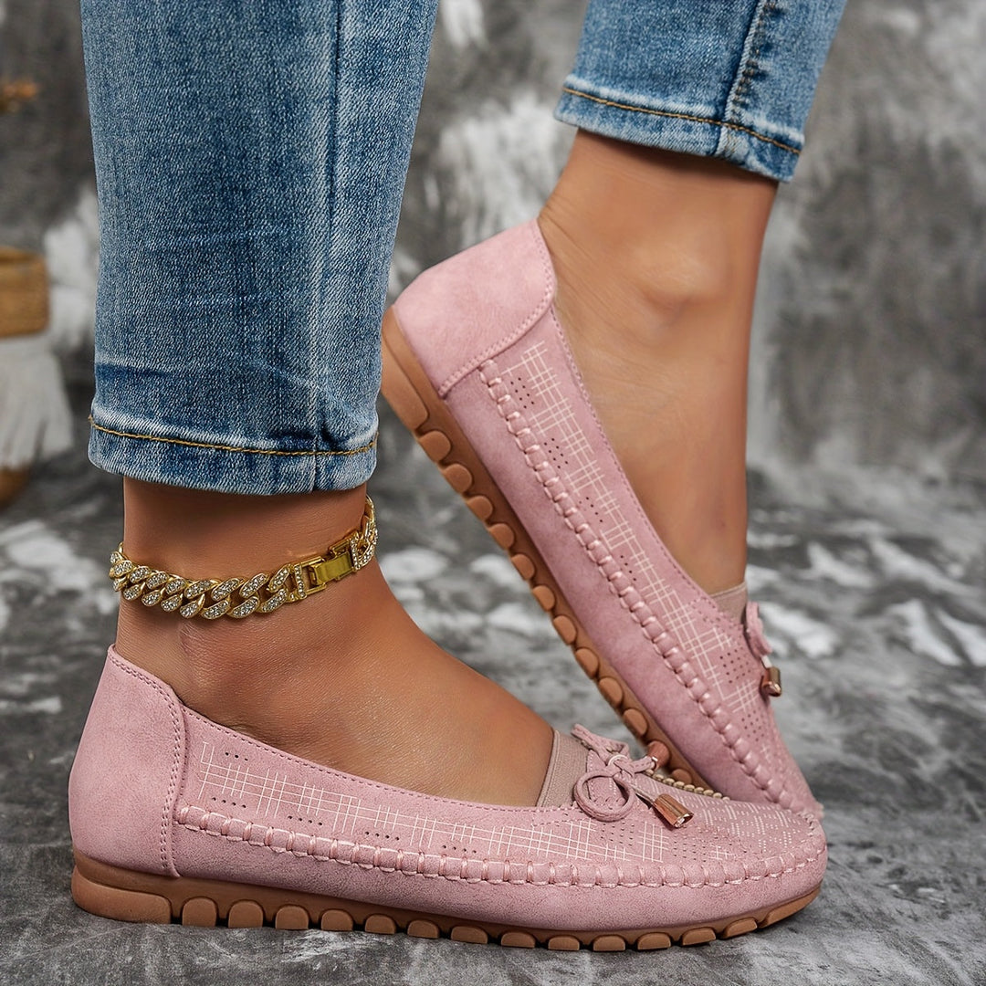 Polly | Soft Suede-Look Loafers