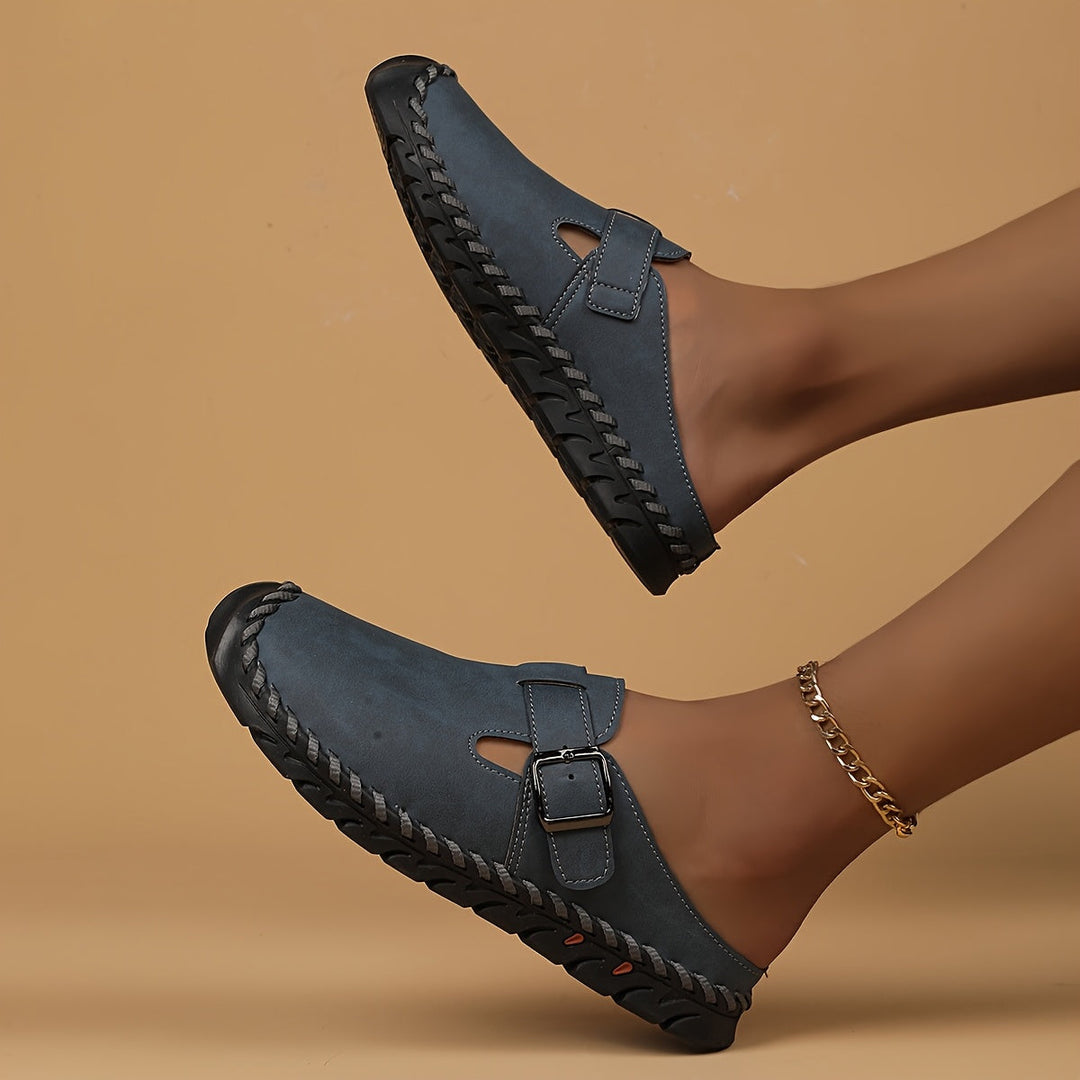 Violet | Buckle Comfort Clogs