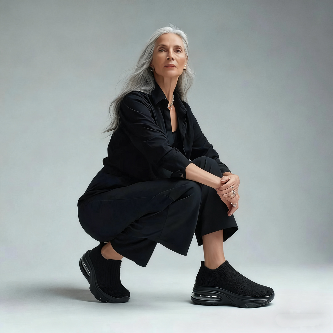 Maisie | Cushioned Knit Slip-On Shoes