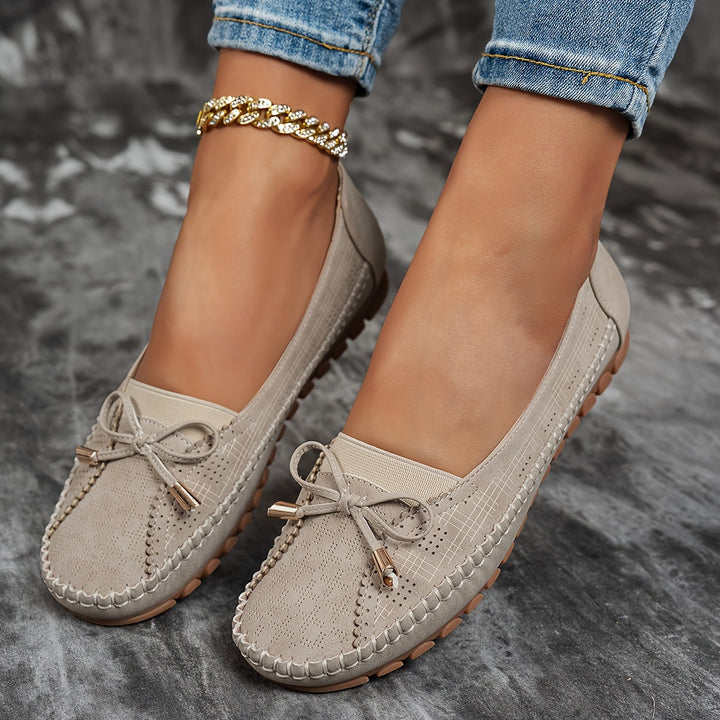 Polly | Soft Suede-Look Loafers