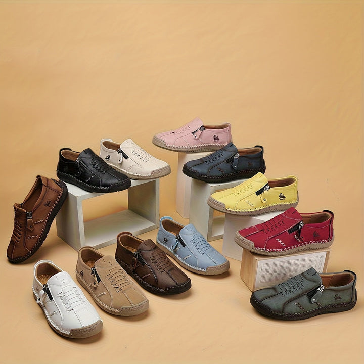 Moira | Elegant Side-Zip Sneakers