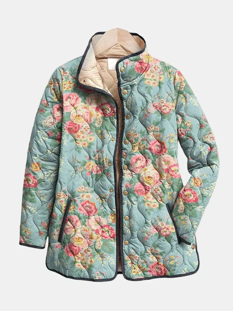 Glenda | Garden Floral Quilted Jacket