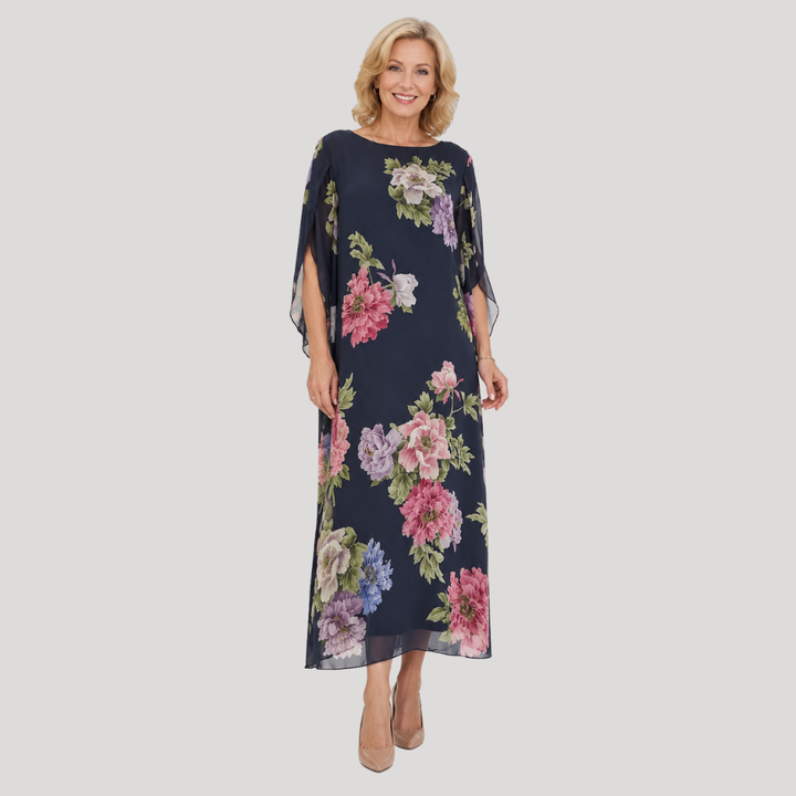 Noelle | Evening Floral Maxi Dress