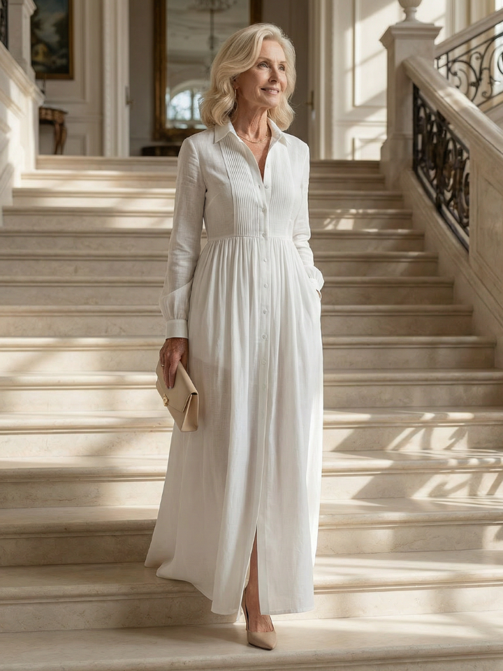 Freya | Button-Front Maxi Dress