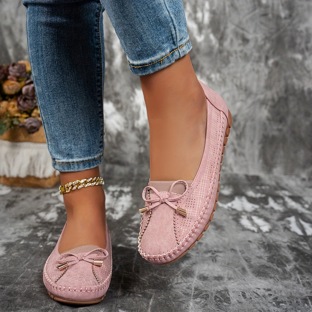 Polly | Soft Suede-Look Loafers