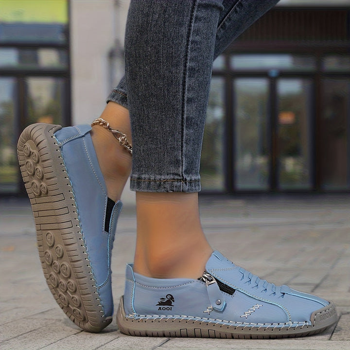 Moira | Elegant Side-Zip Sneakers