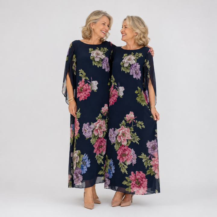 Noelle | Evening Floral Maxi Dress