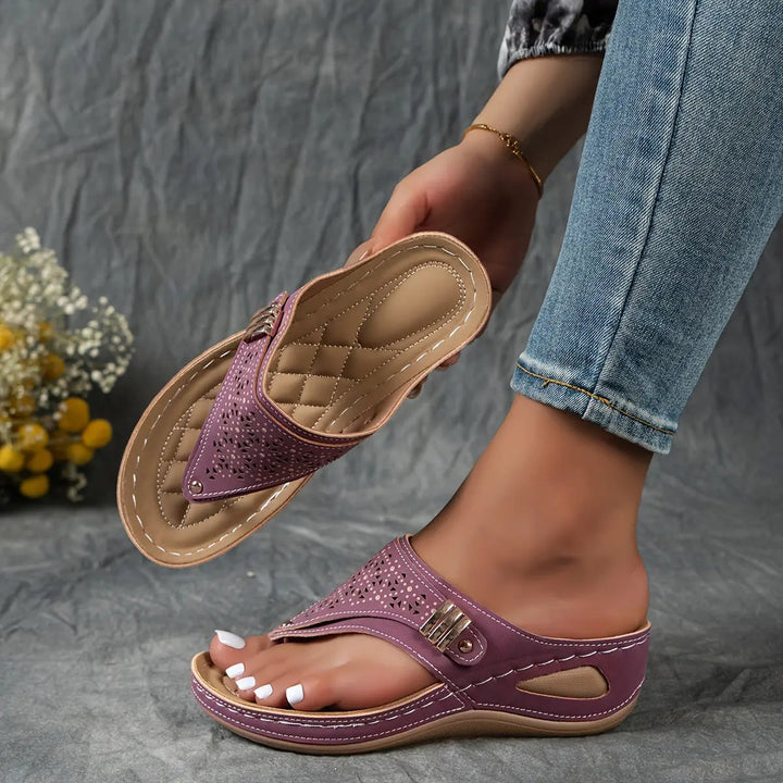 Posy | Elegant Wedge Sandals