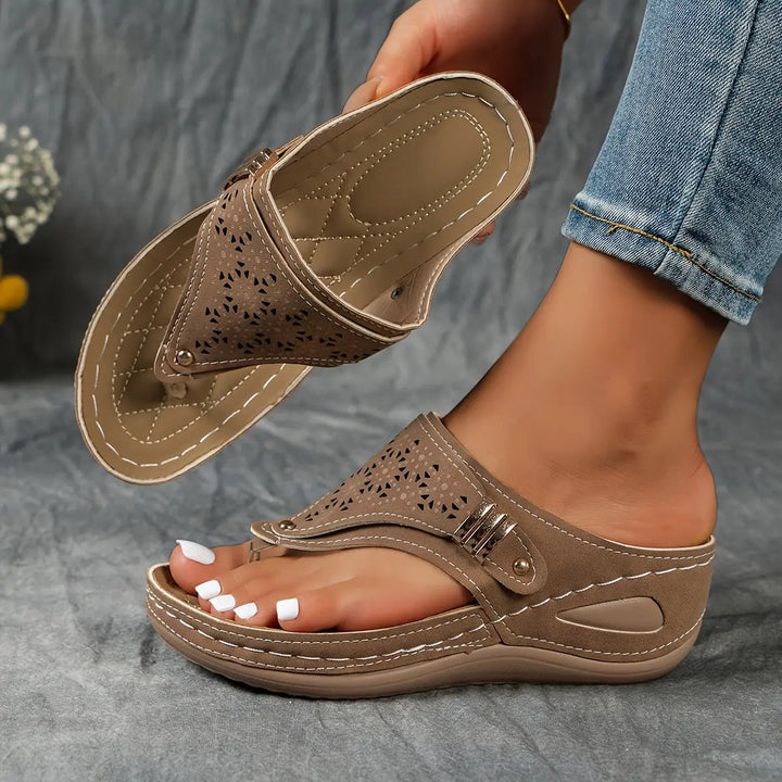 Posy | Elegant Wedge Sandals