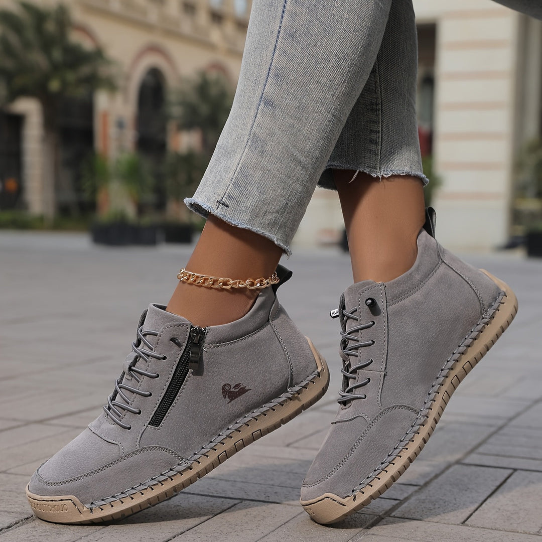Opal | Wide-Fit Side-Zip Sneakers