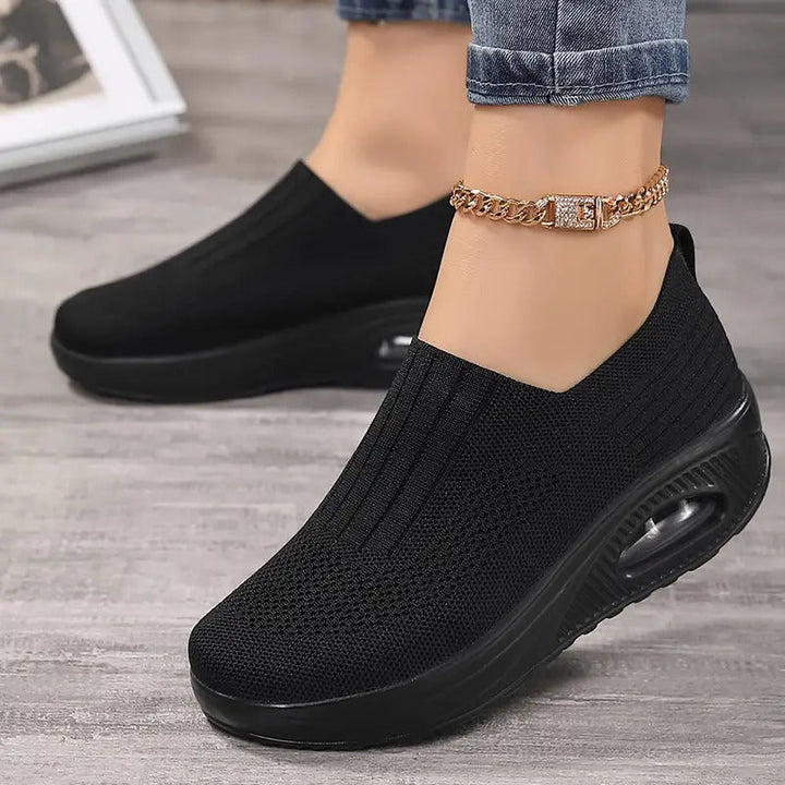 Maisie | Cushioned Knit Slip-On Shoes