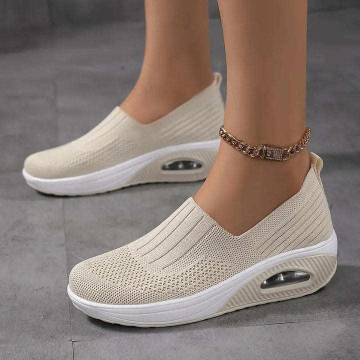 Maisie | Cushioned Knit Slip-On Shoes
