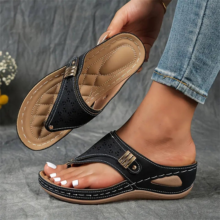 Posy | Elegant Wedge Sandals