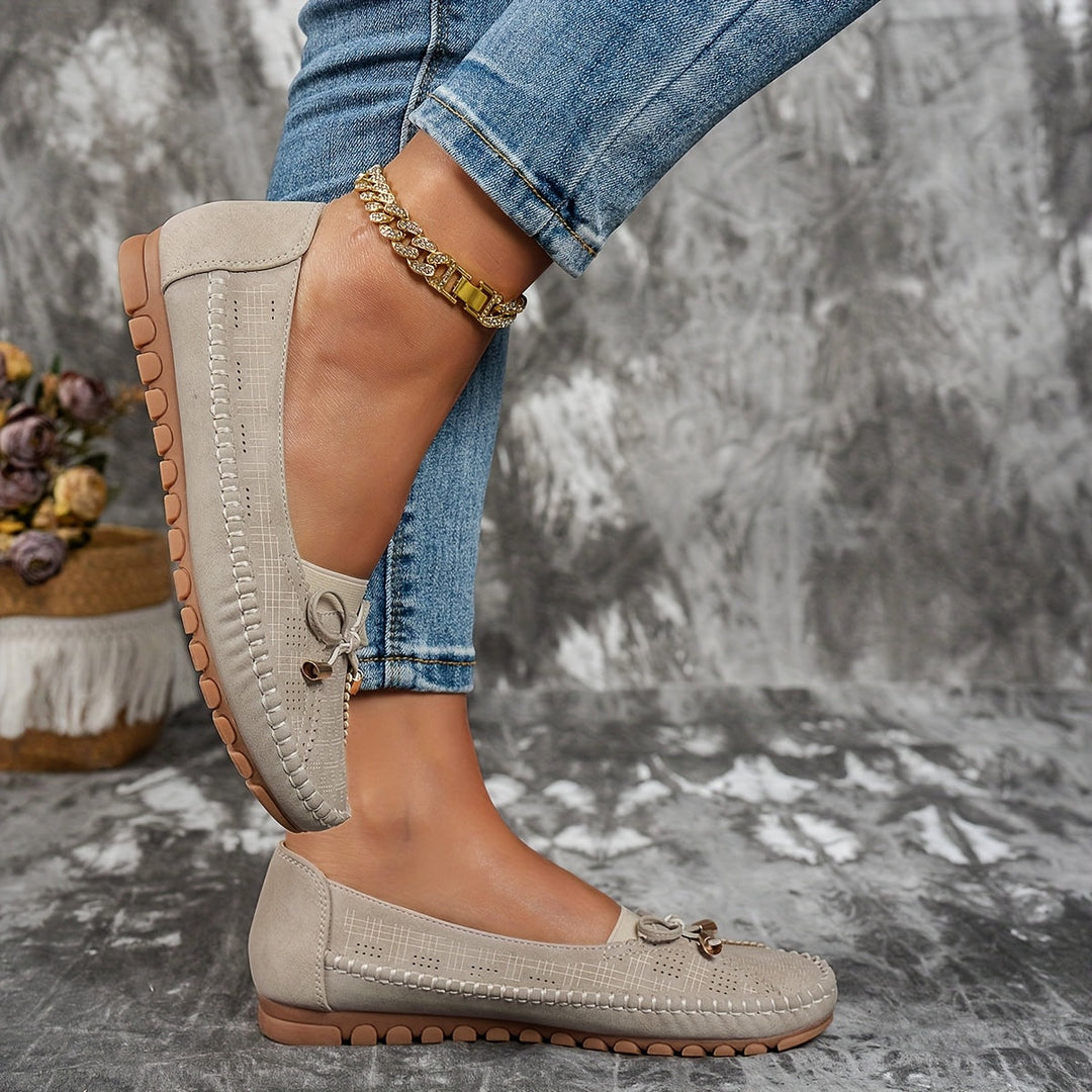 Polly | Soft Suede-Look Loafers