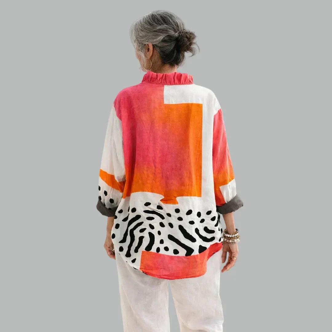 Aveline | Soft Printed Everyday Blouse