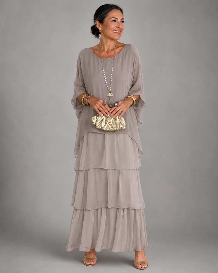 Bronwyn | Layered Flowing Maxi Dress
