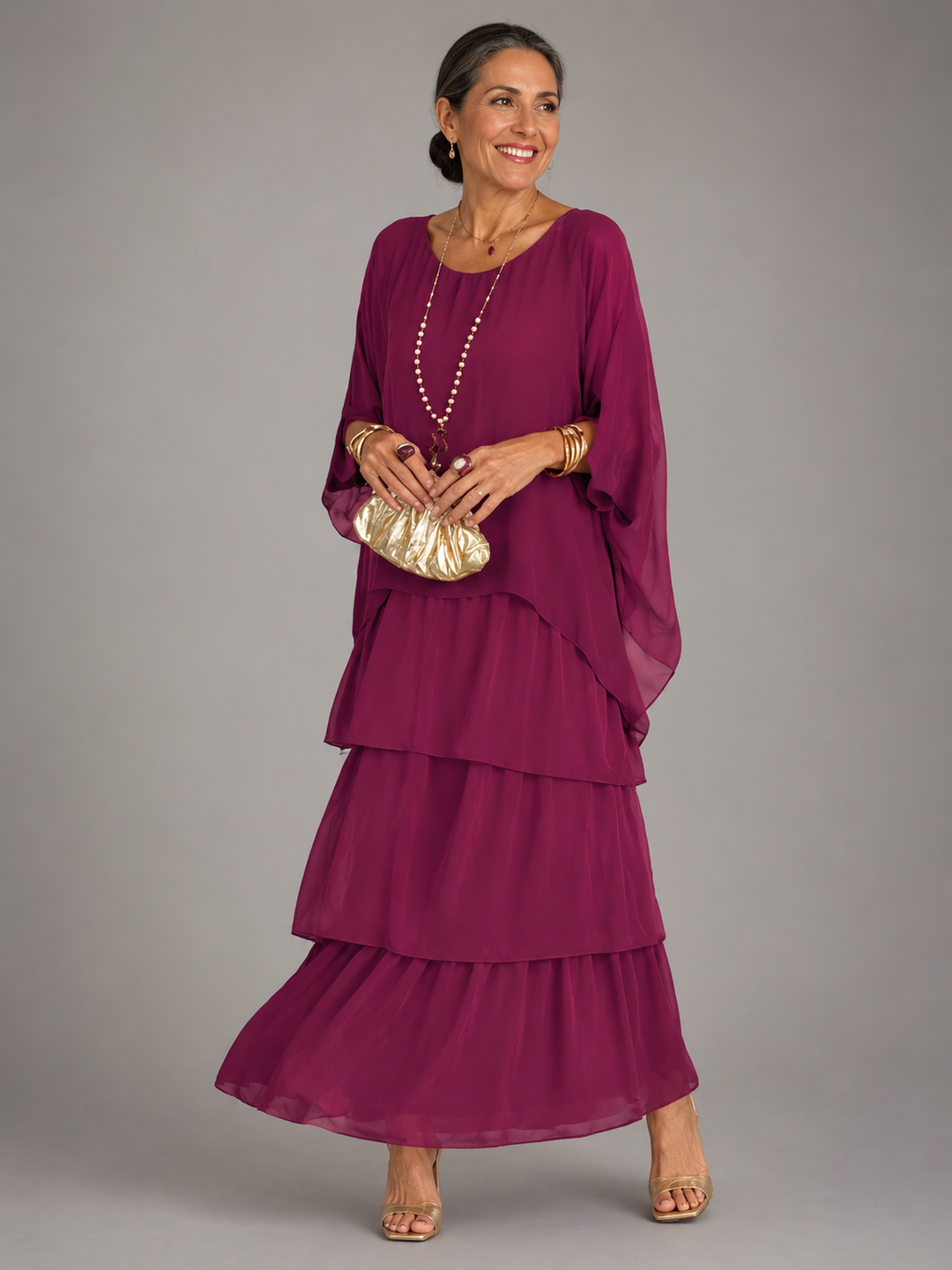 Bronwyn | Layered Flowing Maxi Dress