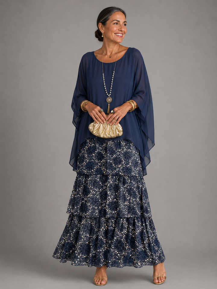 Bronwyn | Layered Flowing Maxi Dress