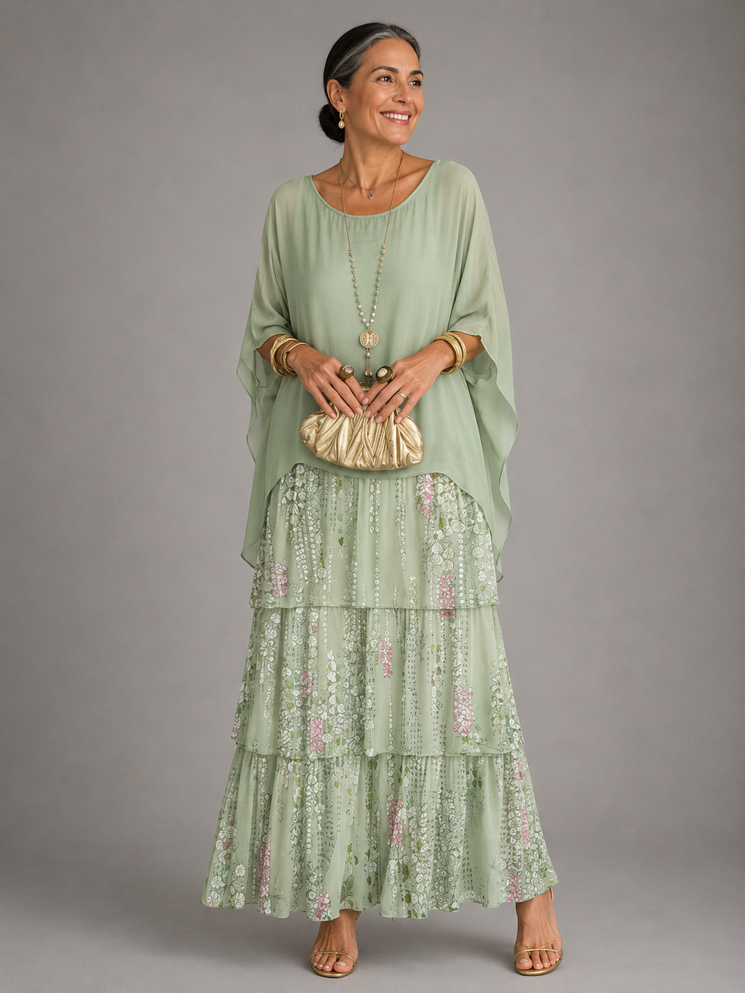 Bronwyn | Layered Flowing Maxi Dress