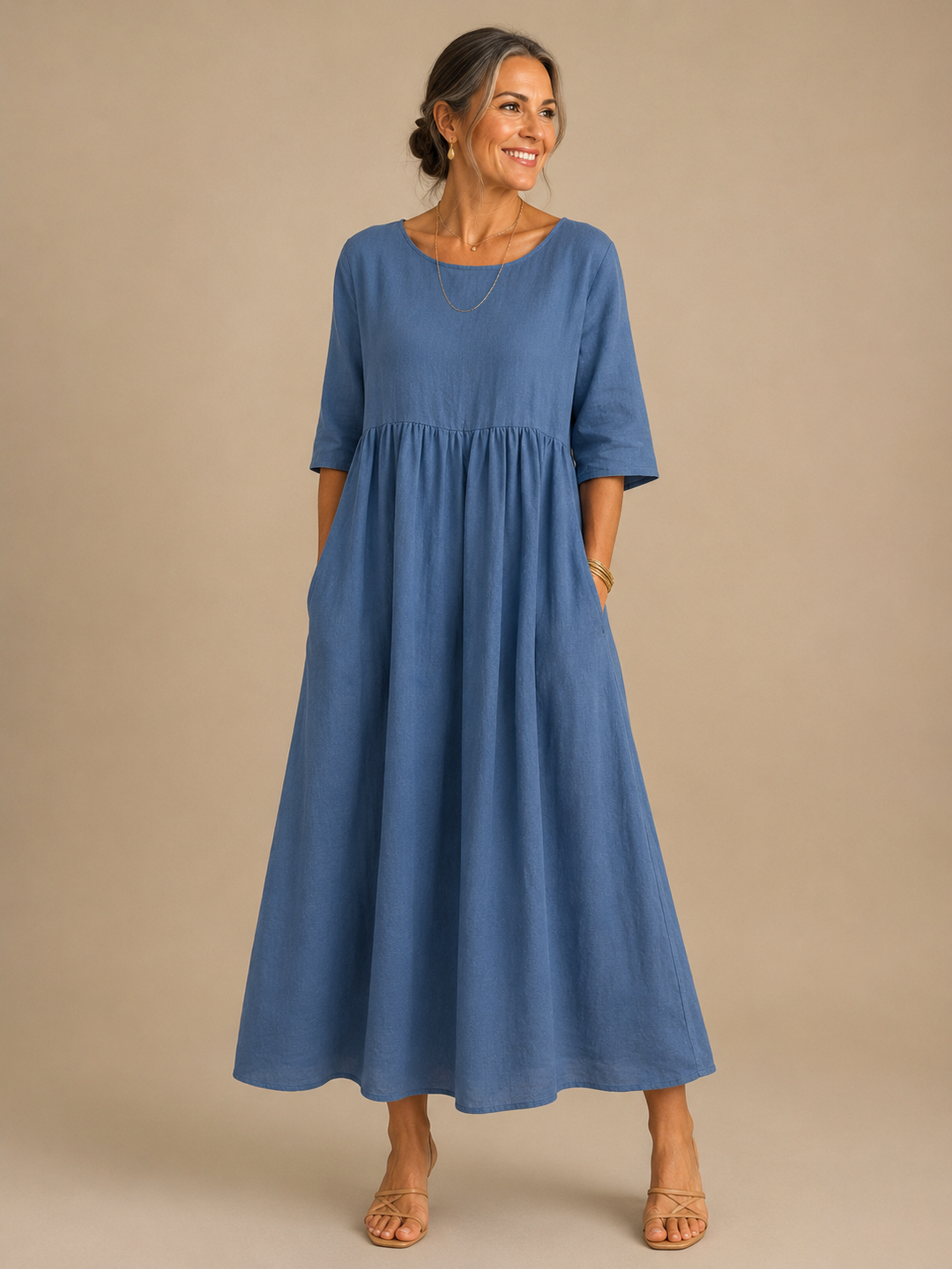 Larissa | Easy Everyday Midi Dress