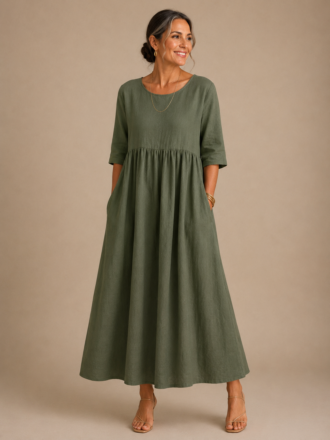 Larissa | Easy Everyday Midi Dress