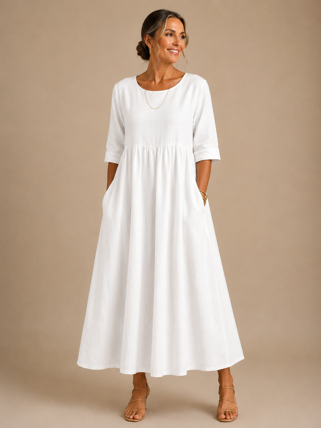 Larissa | Easy Everyday Midi Dress