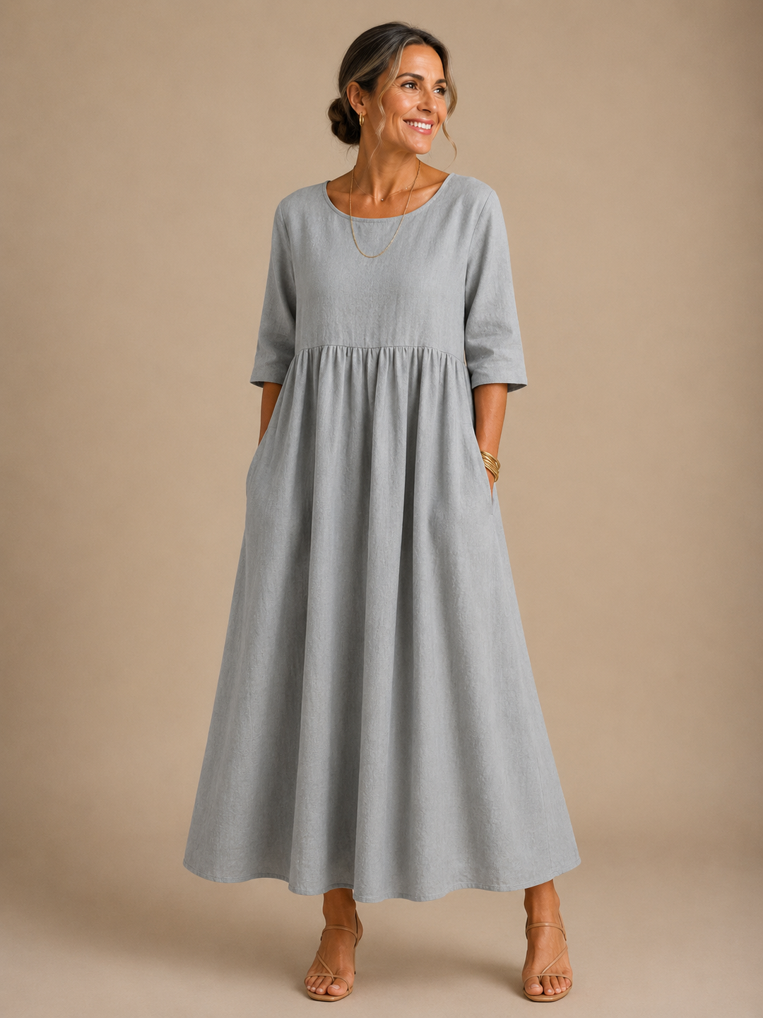 Larissa | Easy Everyday Midi Dress