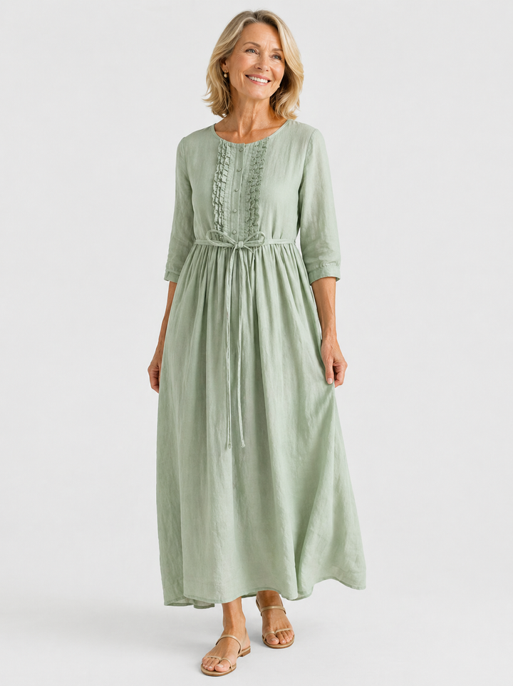 Magdalena | Softly Structured Midi Dress