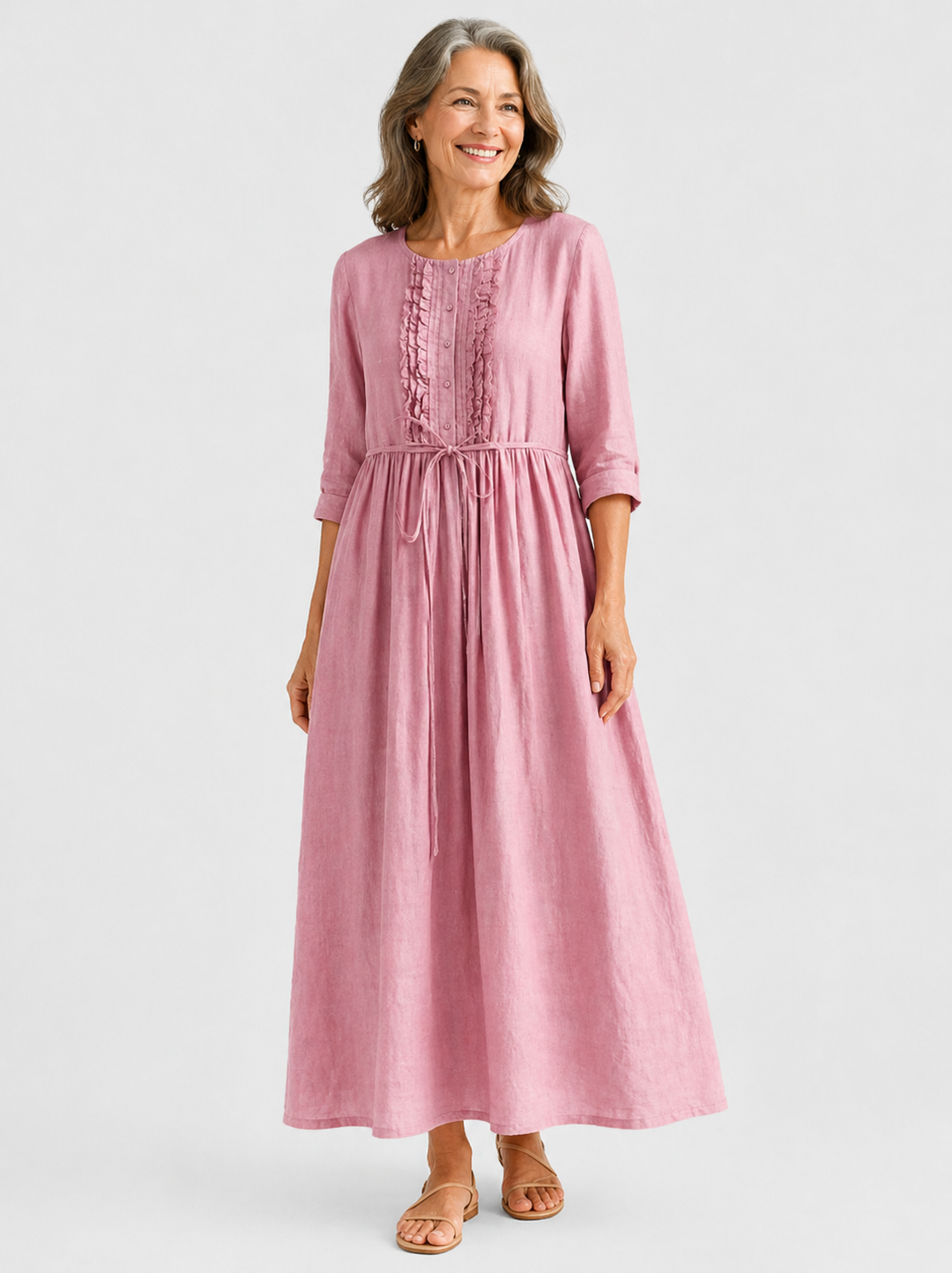 Magdalena | Softly Structured Midi Dress