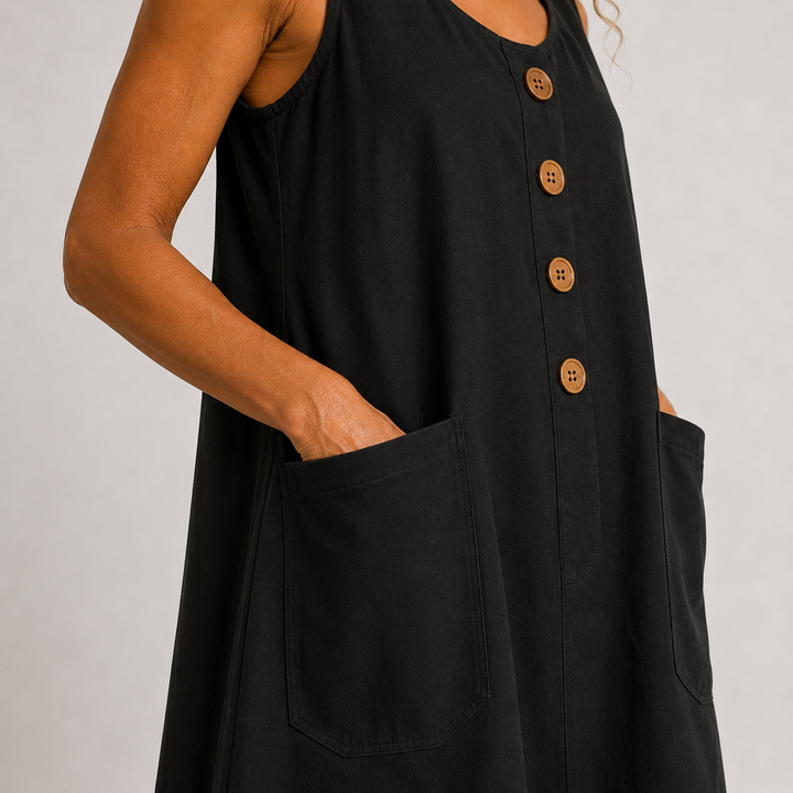 Lilian | Cotton and Linen Summer Dress