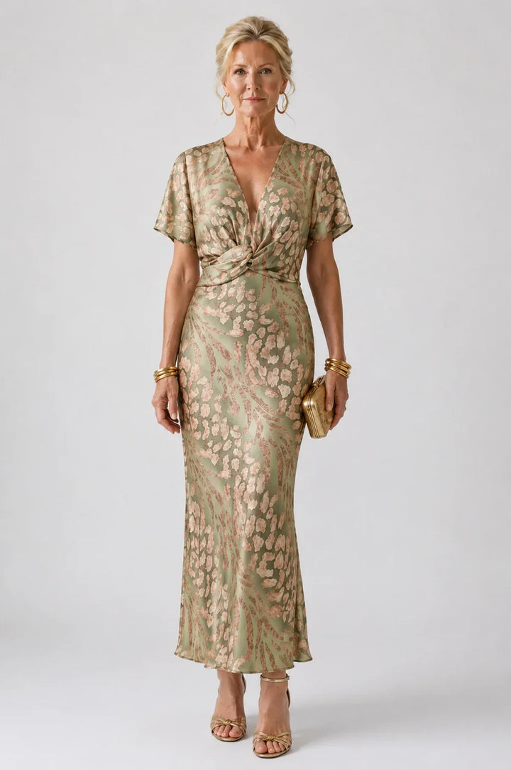 Annabel | Floral Ruffle Maxi Dress