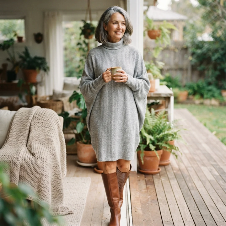 Ada | Soft Knit Sweater Dress