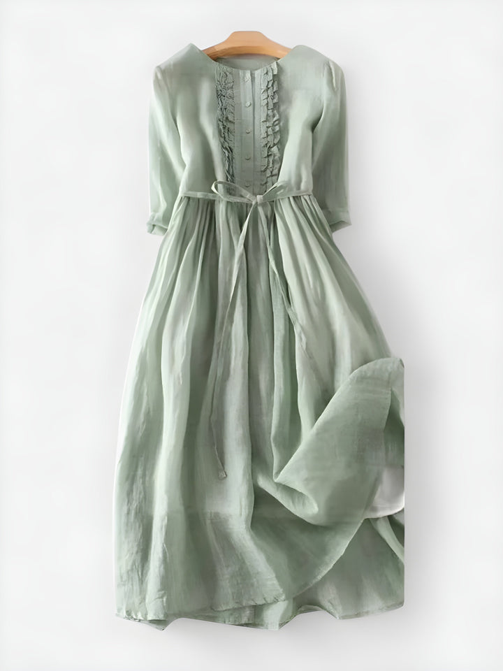Magdalena | Softly Structured Midi Dress