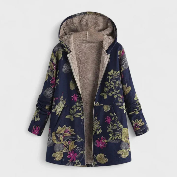 Joy | Cosy Hooded Parka in Deep Navy