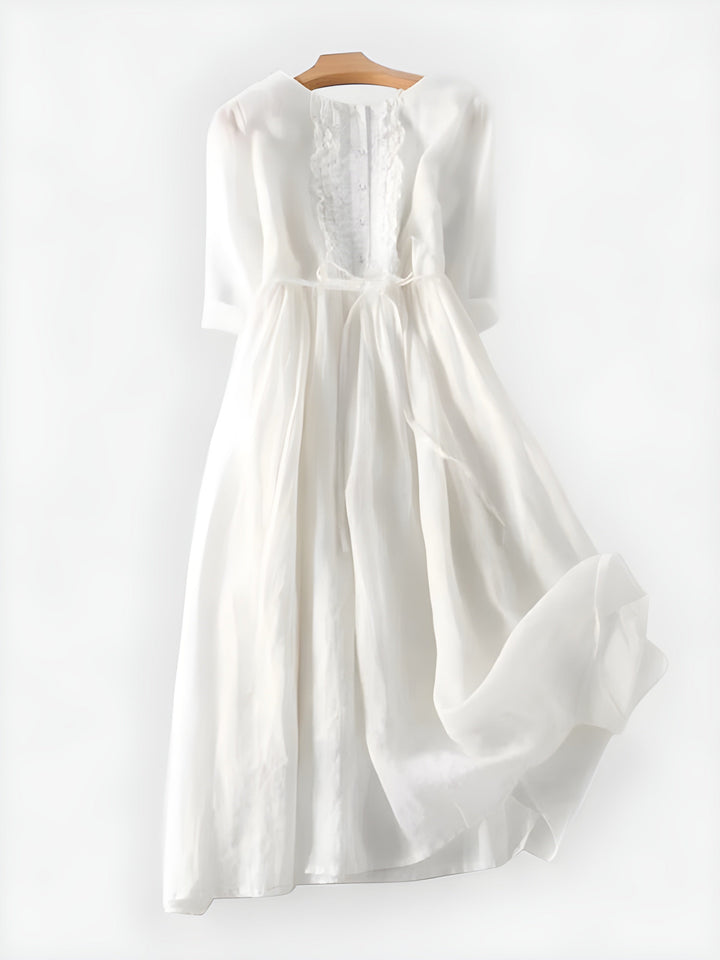 Magdalena | Softly Structured Midi Dress