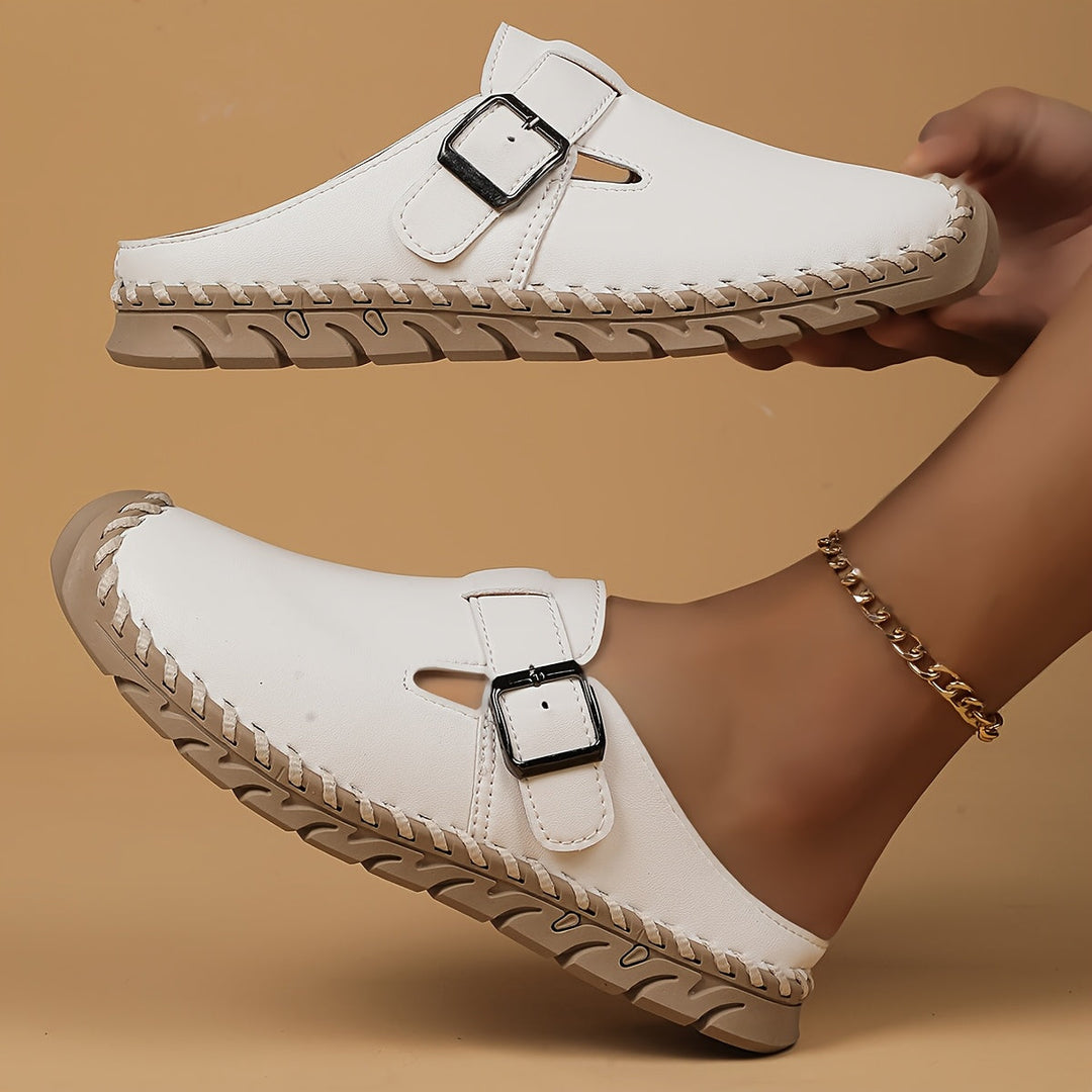Violet | Buckle Comfort Clogs