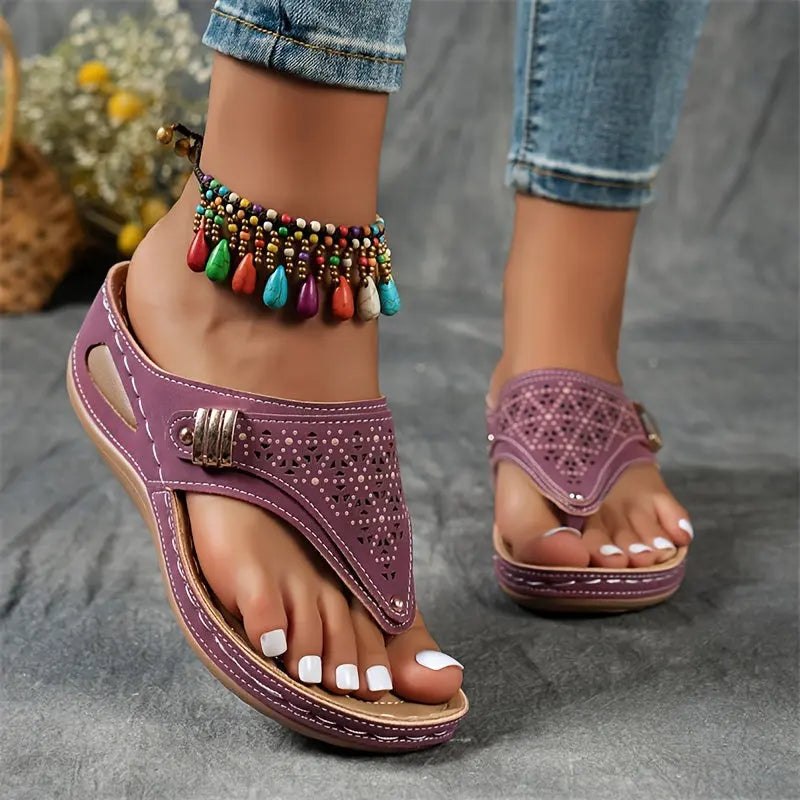 Posy | Elegant Wedge Sandals
