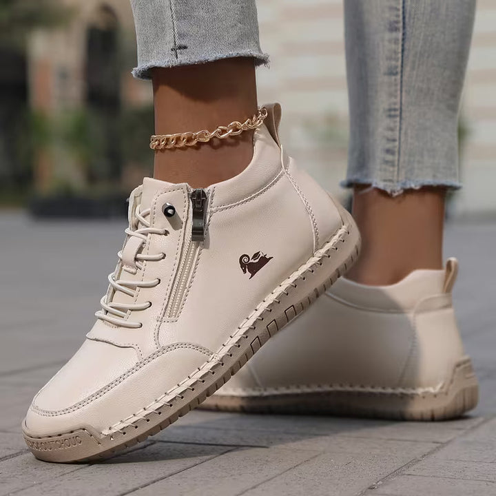 Opal | Wide-Fit Side-Zip Sneakers