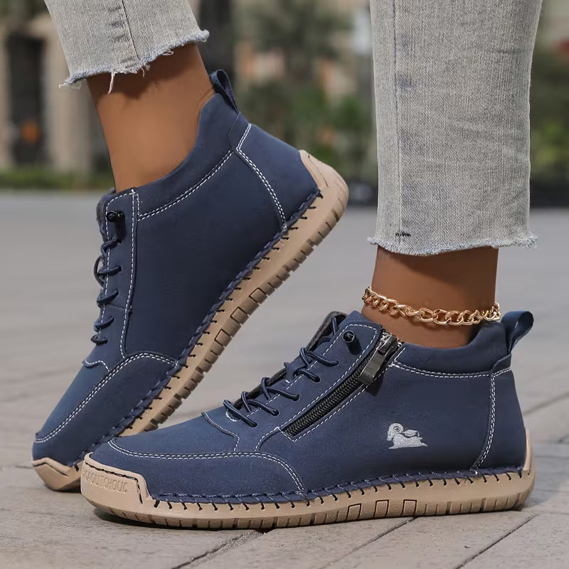 Opal | Wide-Fit Side-Zip Sneakers