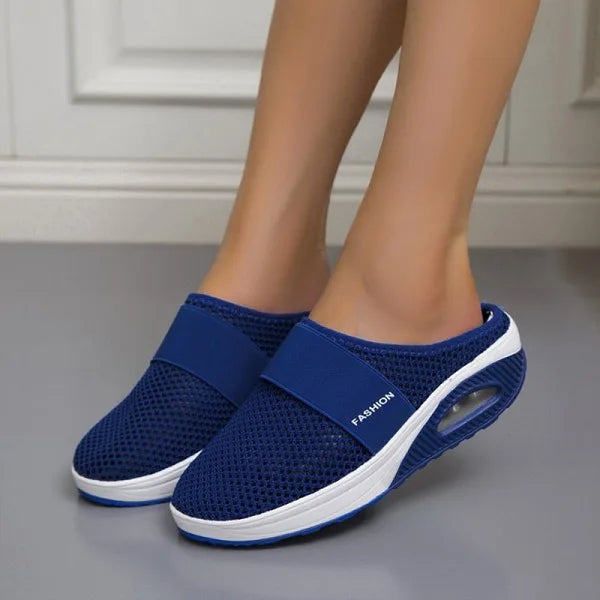 Peta | Cushioned Wedge Mules