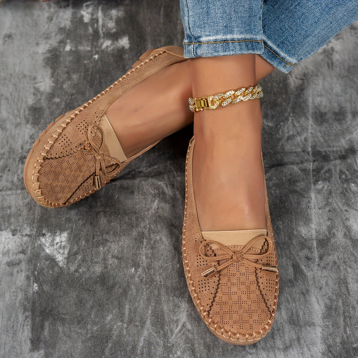Polly | Soft Suede-Look Loafers