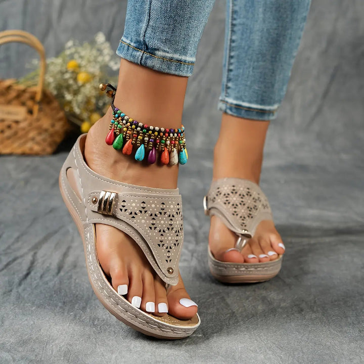Posy | Elegant Wedge Sandals
